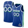 Camiseta Hombre NBA Dallas Mavericks Personalizadas 2022-23 Nike City Edition Azul Swingman